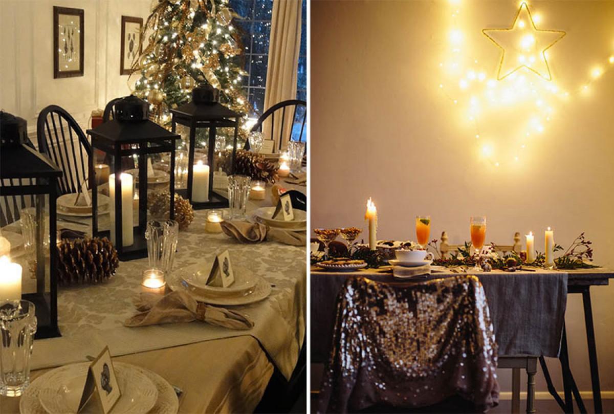 Свещи, комбинирани със светещи елементи