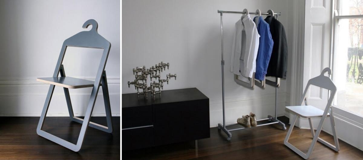 Стол, който се превръща в закачалка