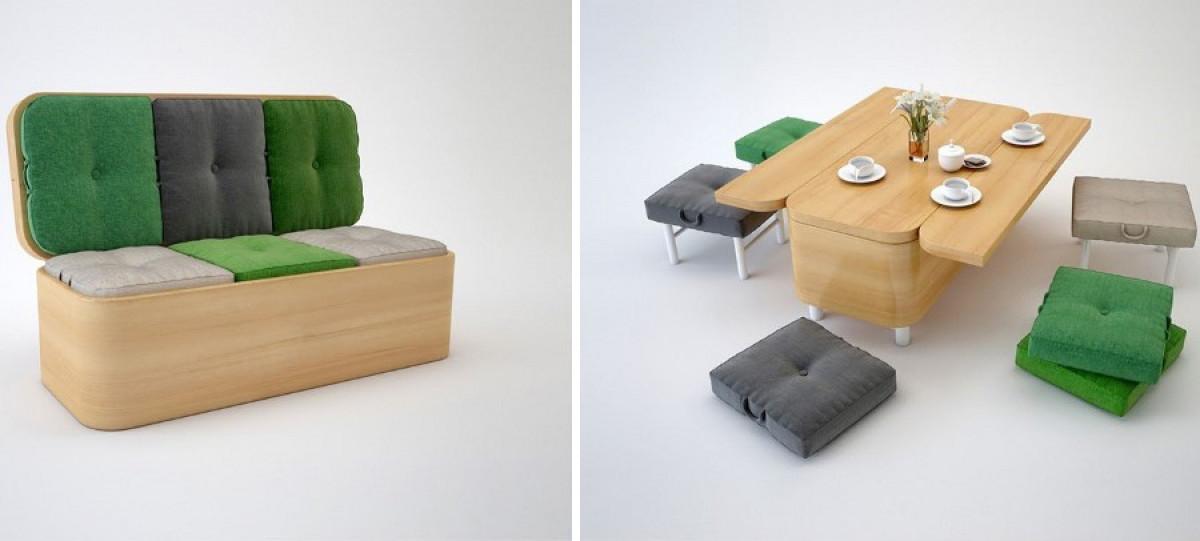 Осем уникални решения как да спестите място във вашия дом