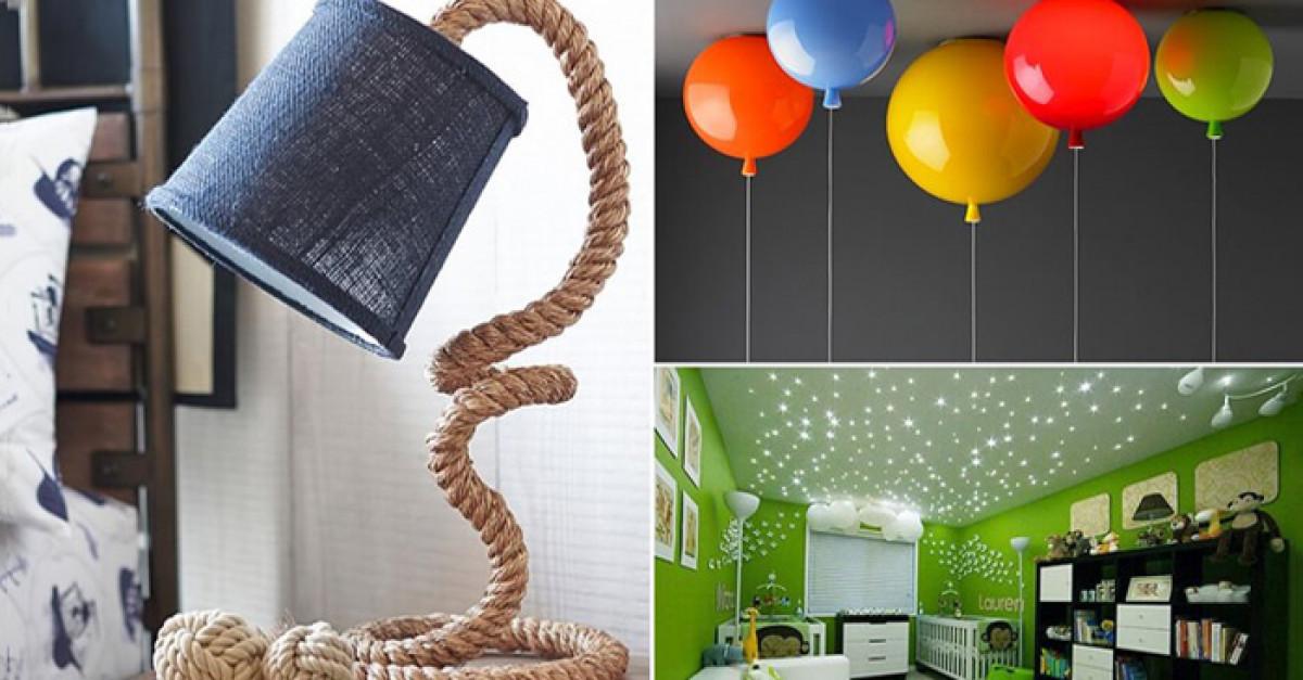 Оригинални детски лампи, които ще впечатлят всяко хлапе