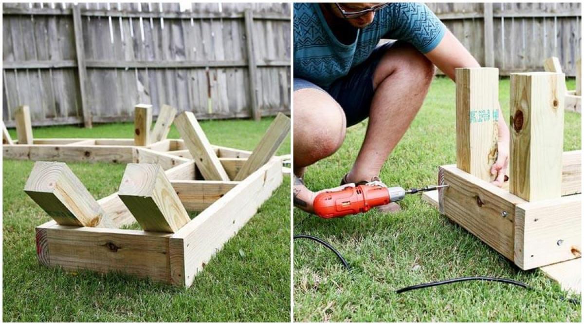 Прикрепете крачетата, като използвате допълнителни винтове за по-голяма устойчивост