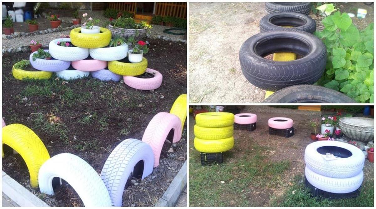 Изградете пъстра пирамида, която да се превърне в нов дом за цветята