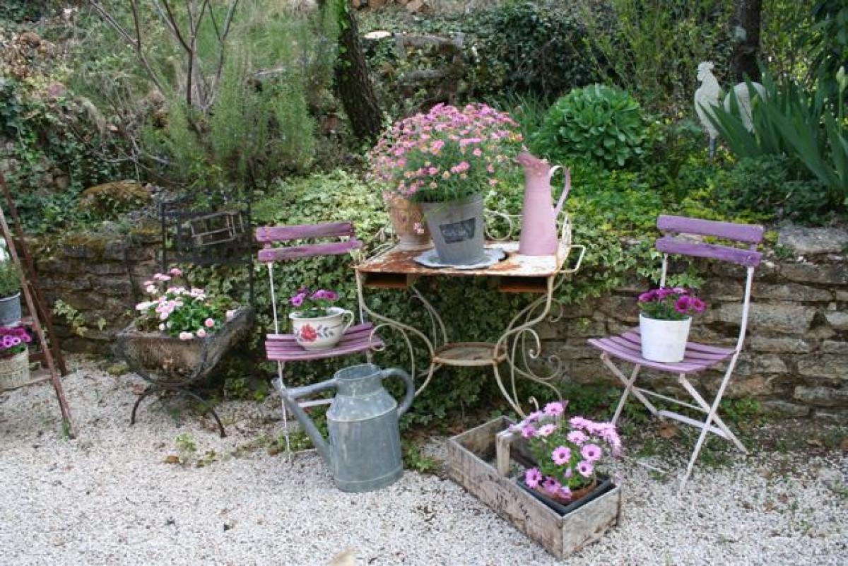 Изградете прованс кът в градината си