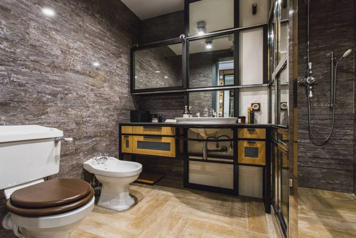 Лукс с гранит в преливащи сиви нюанси и ретро дизайн