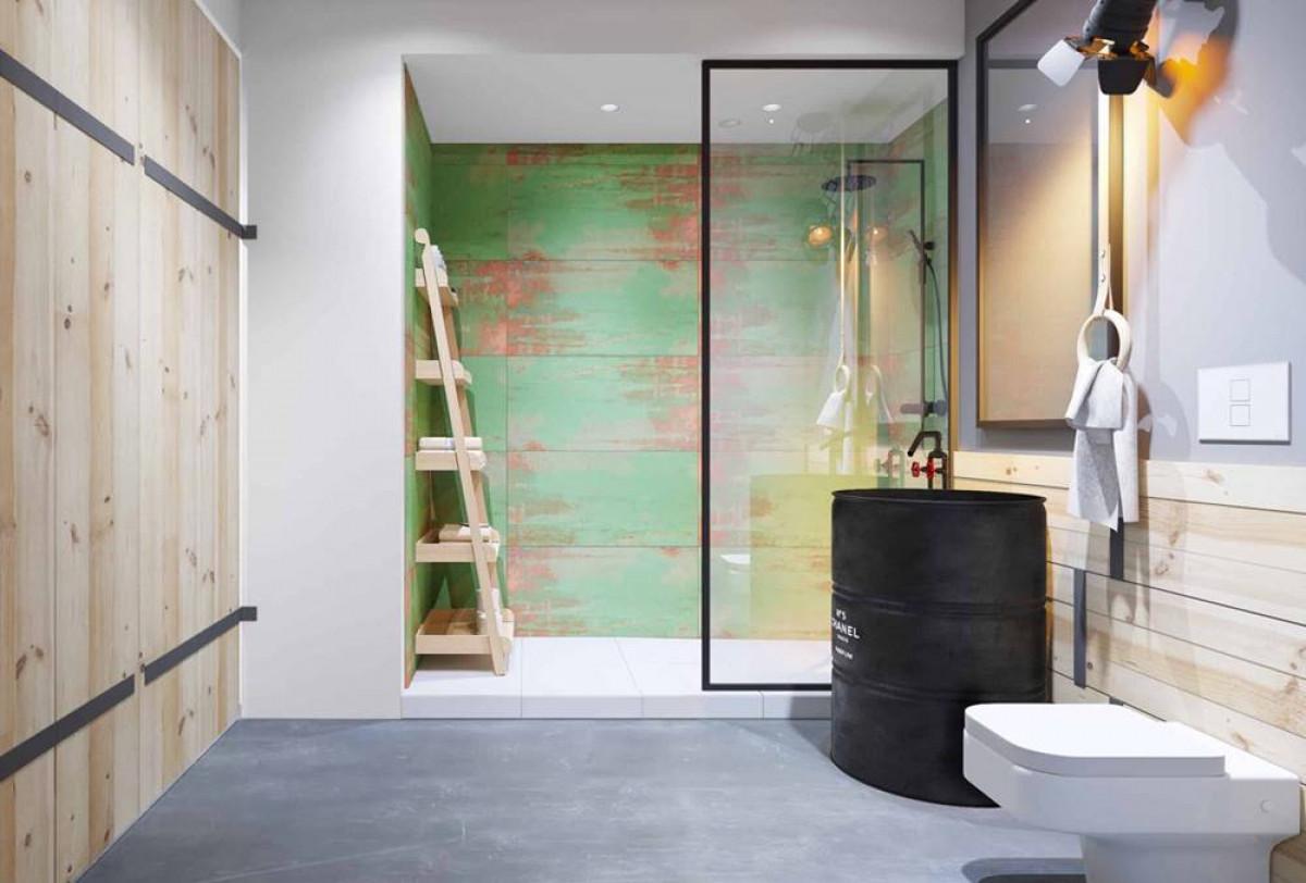 Артистичност, внесена в баня в спа-стил