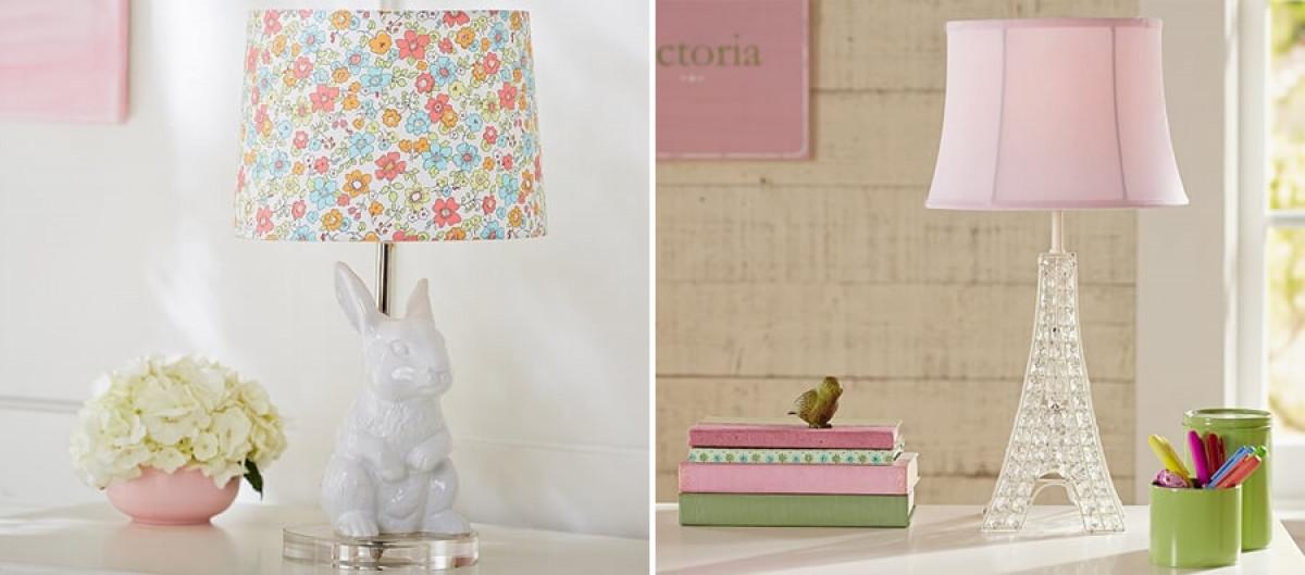 Детски лампи с изтънчено осветление за малки принцеси