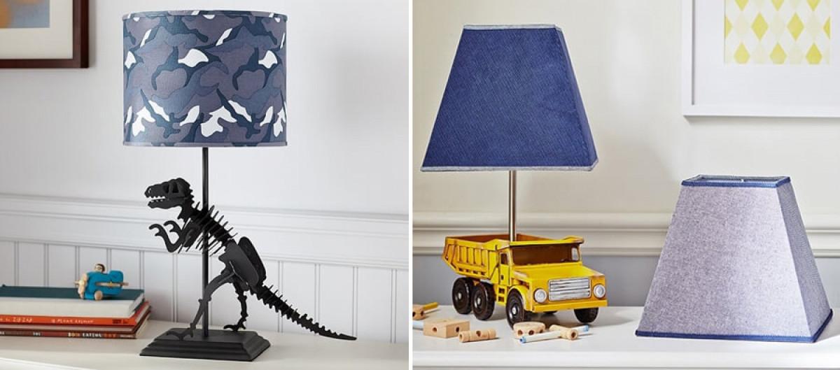 Креативни настолни детски лампи за момчета
