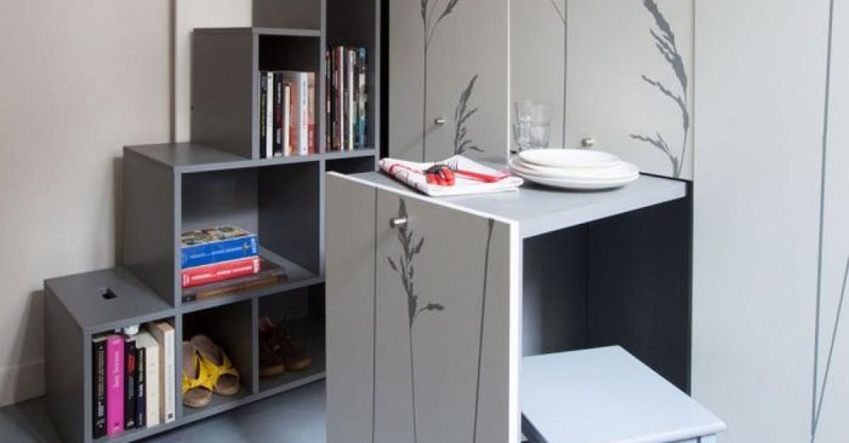 Невероятен апартамент в Париж, събран в 8кв.м.