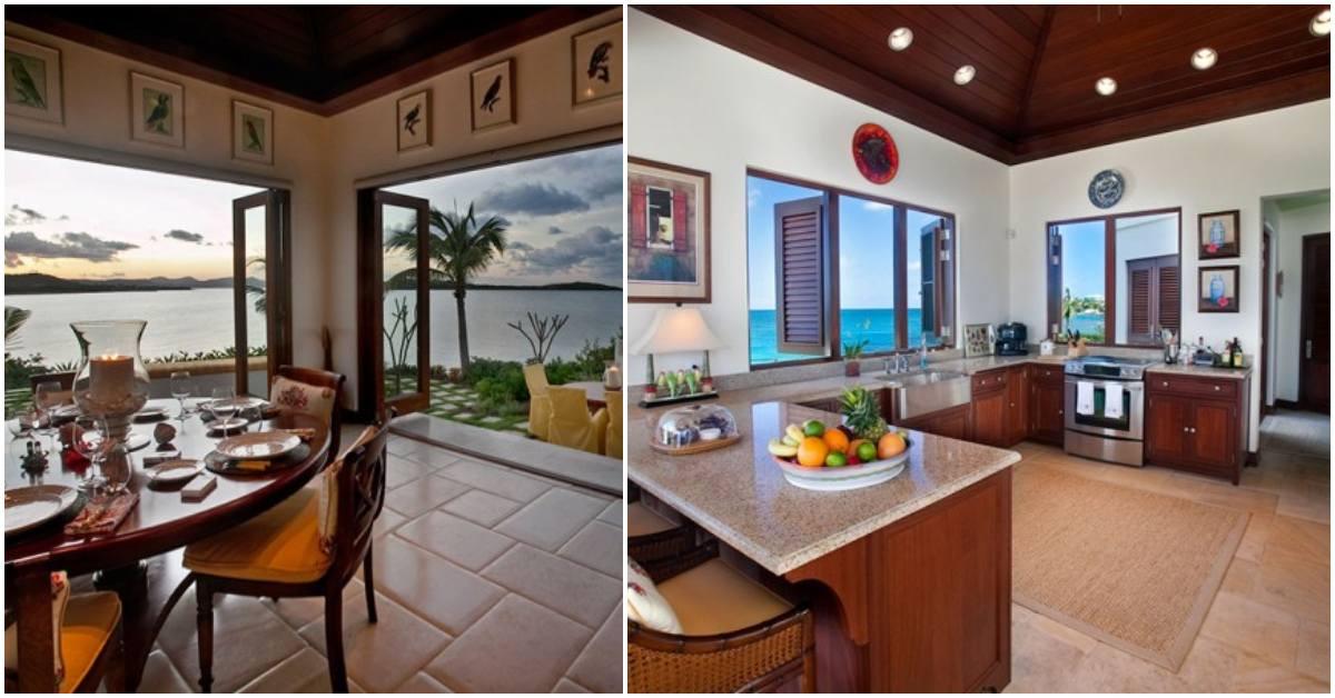 Кухня и трапезария с великолепна гледка