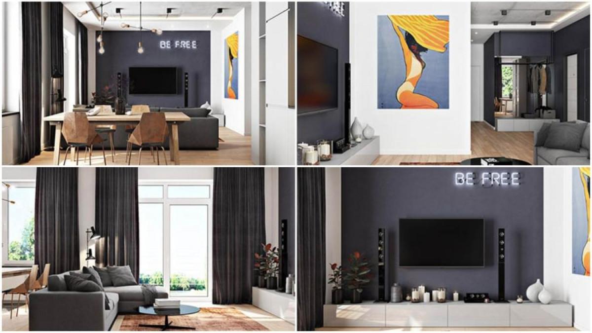 Артистични акценти в сивата дневна