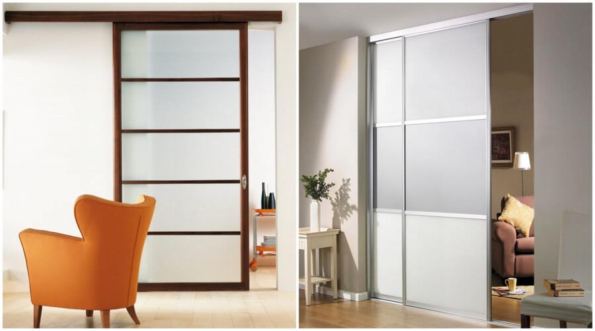 Обърнете внимание на вратата на преградната стена от гипсокартон