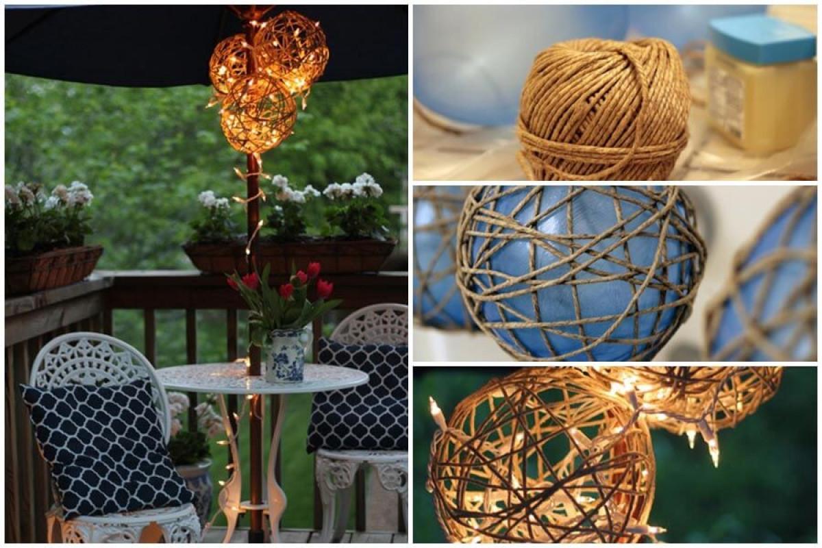 Уникална висяща декорация за балкона или градината