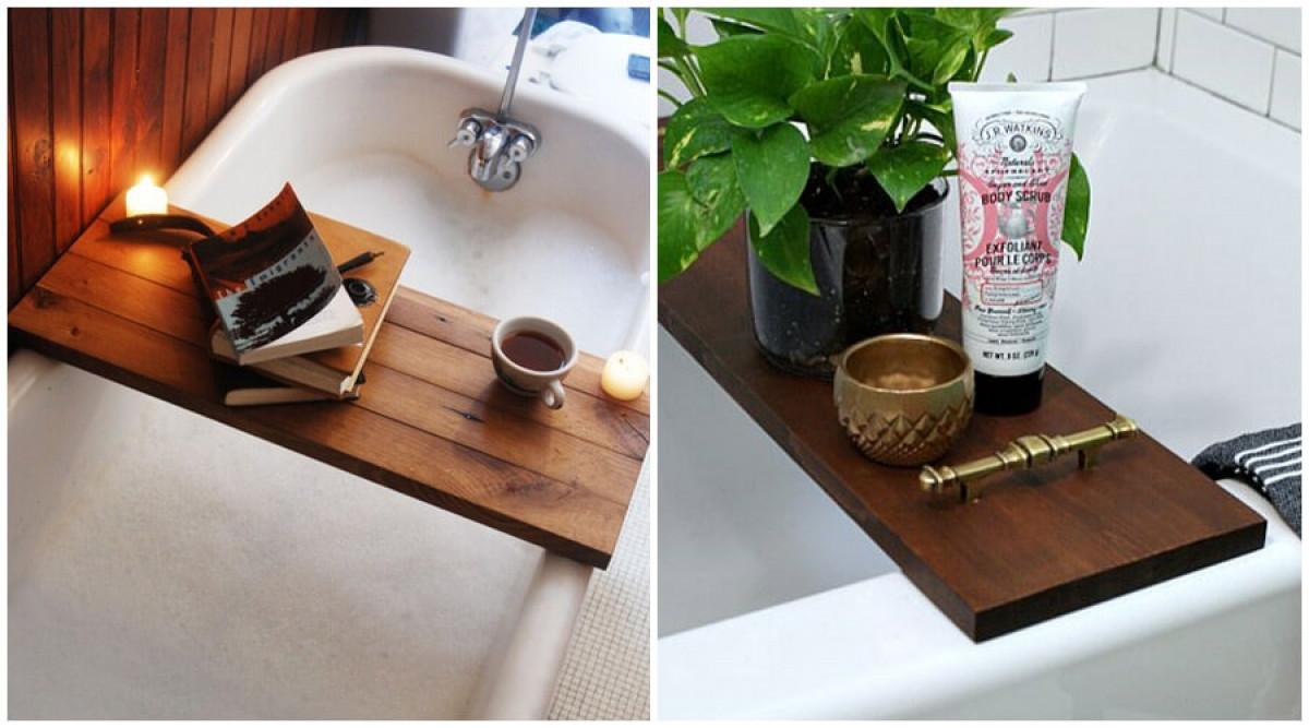 Осигурете си несравним релакс с този фантастичен поднос за вана