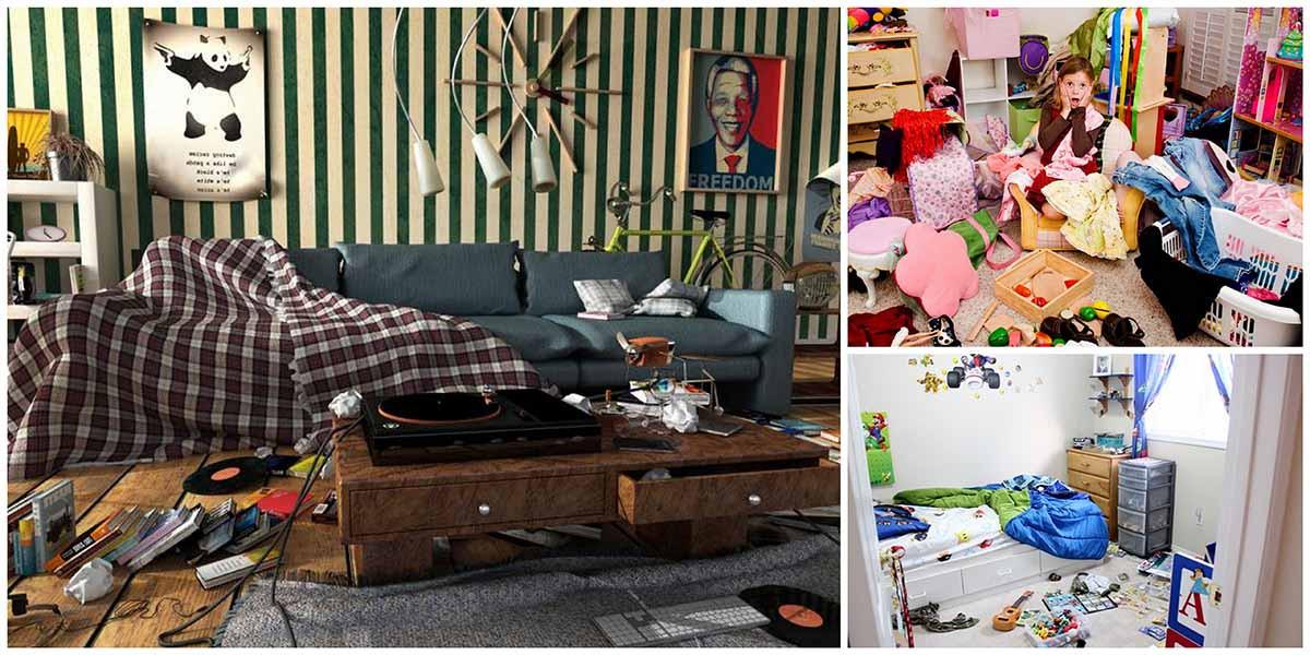 Изхвърлете боклука и върнете всичко по местата