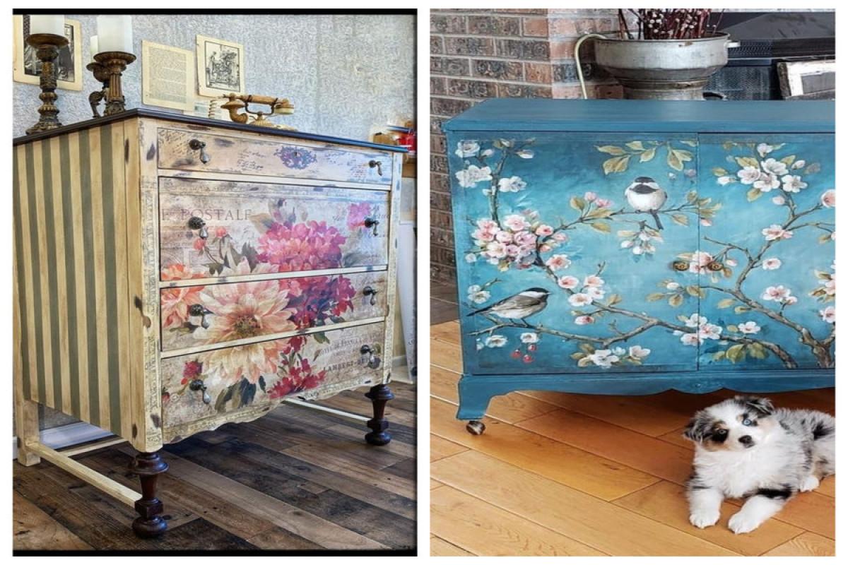 Нов облик за старите мебели с декупаж