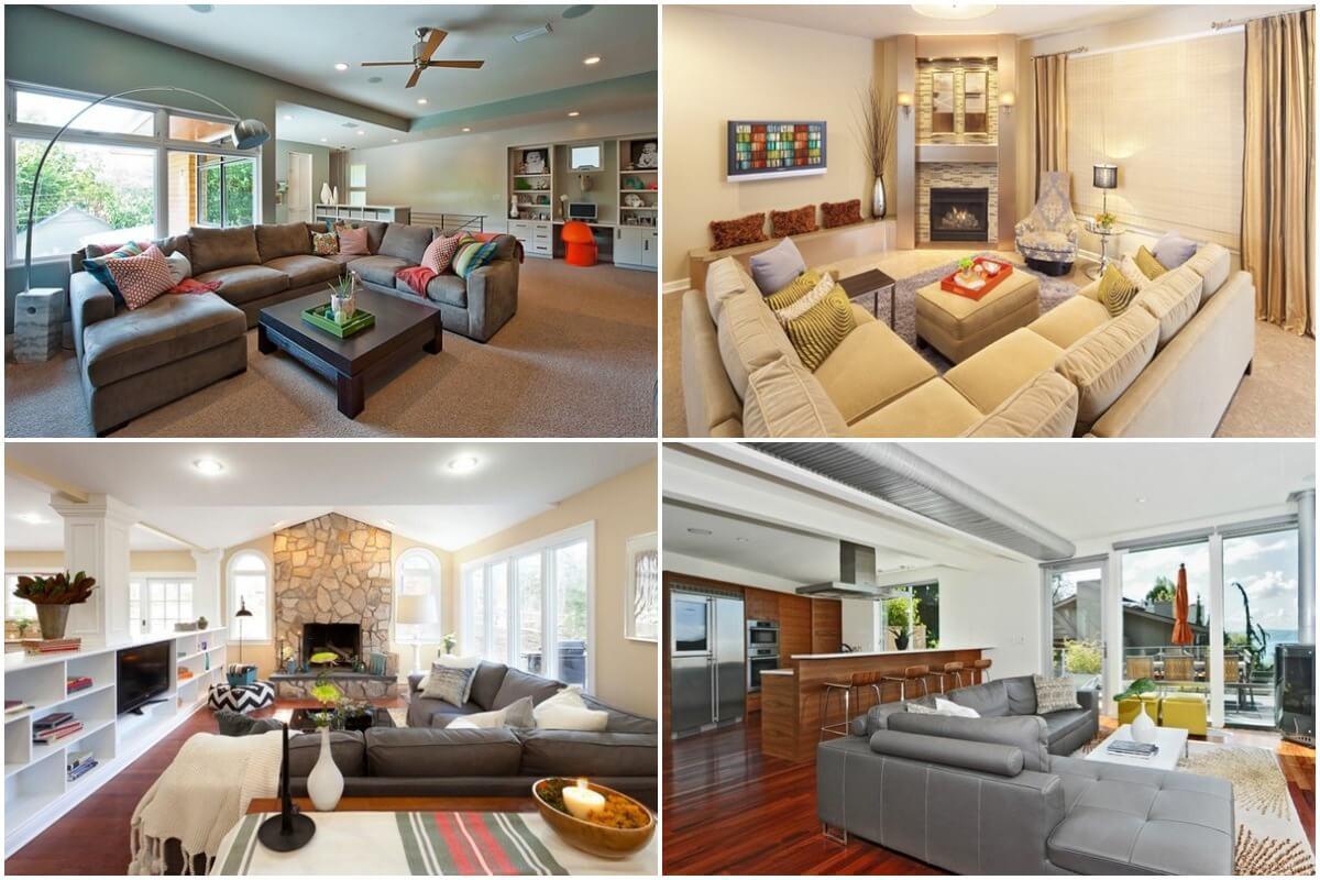 5 чудесни идеи за дневни със сглобяеми дивани