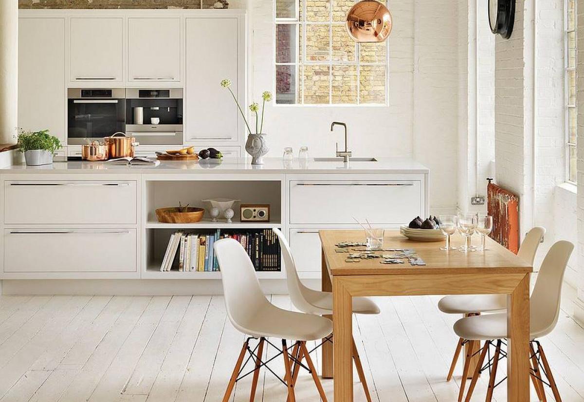 Обединете кухнята и трапезарията