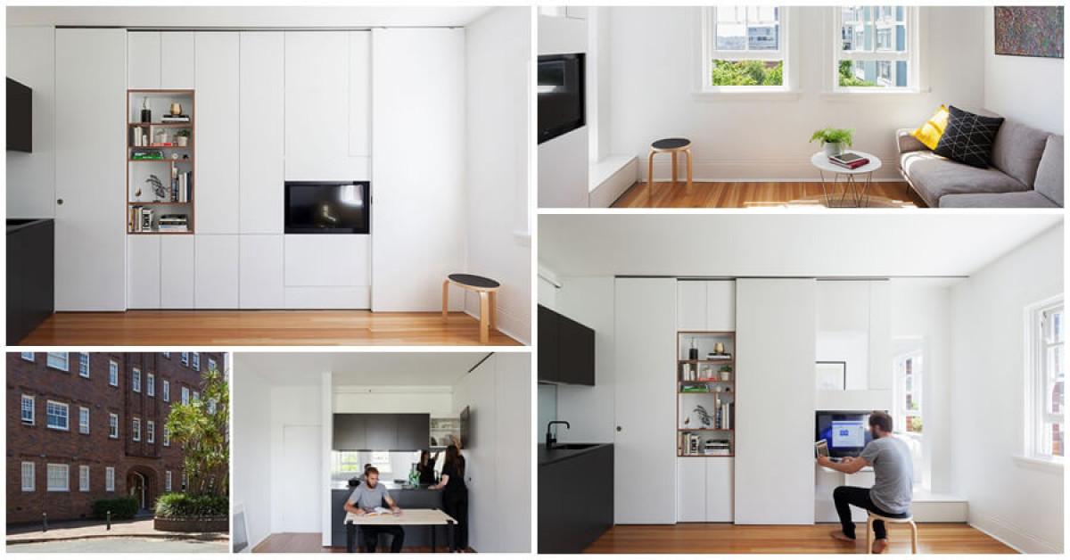 Елегантно и вдъхновяващо жилище, което обхваща едва 27 кв.м.