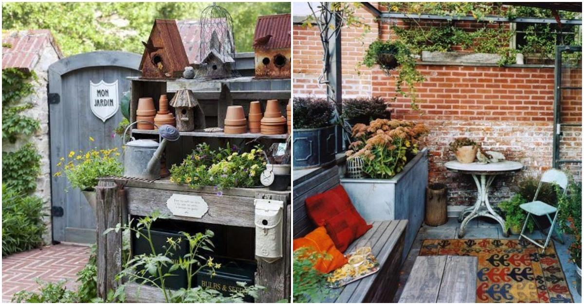 Винтидж градина за вилата ви