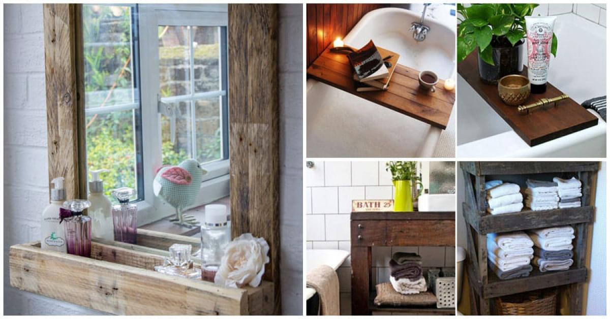 8 страхотни идеи за мебели от палети, които да поставите в банята