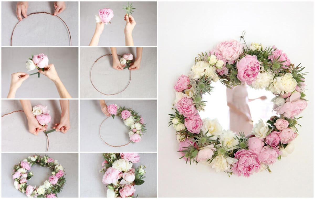 Придайте нежен завършек на огледалото