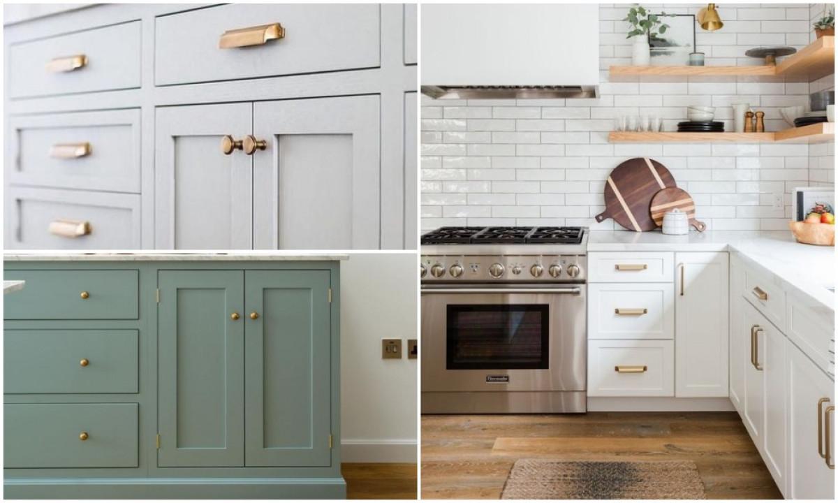 Внимателно изберете дръжките на шкафовете