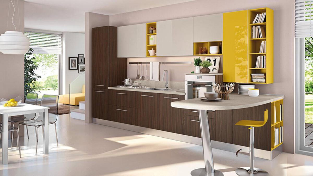 Вълнуващата среща на жълтото с елементите от дърво ще преобрази вашия дом