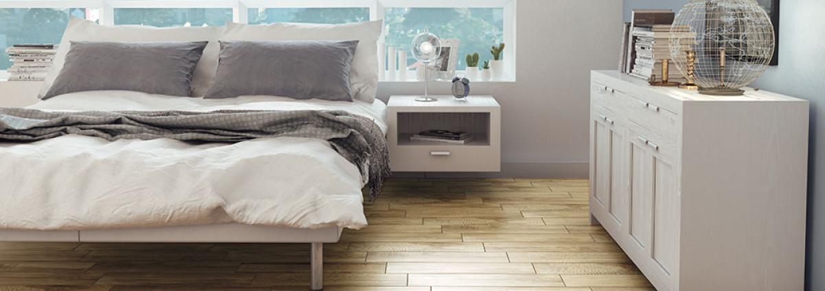 Спретнато, чисто, уютно - релакс с дървесна настилка в спалнята