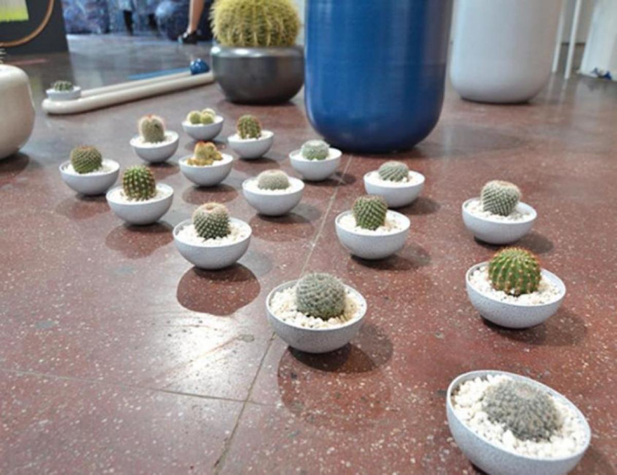 Заоблени метални саксии от Brook and Lyn