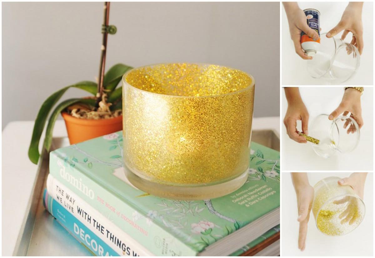 Сътворете лесно и бързо приказен блестящ свещник