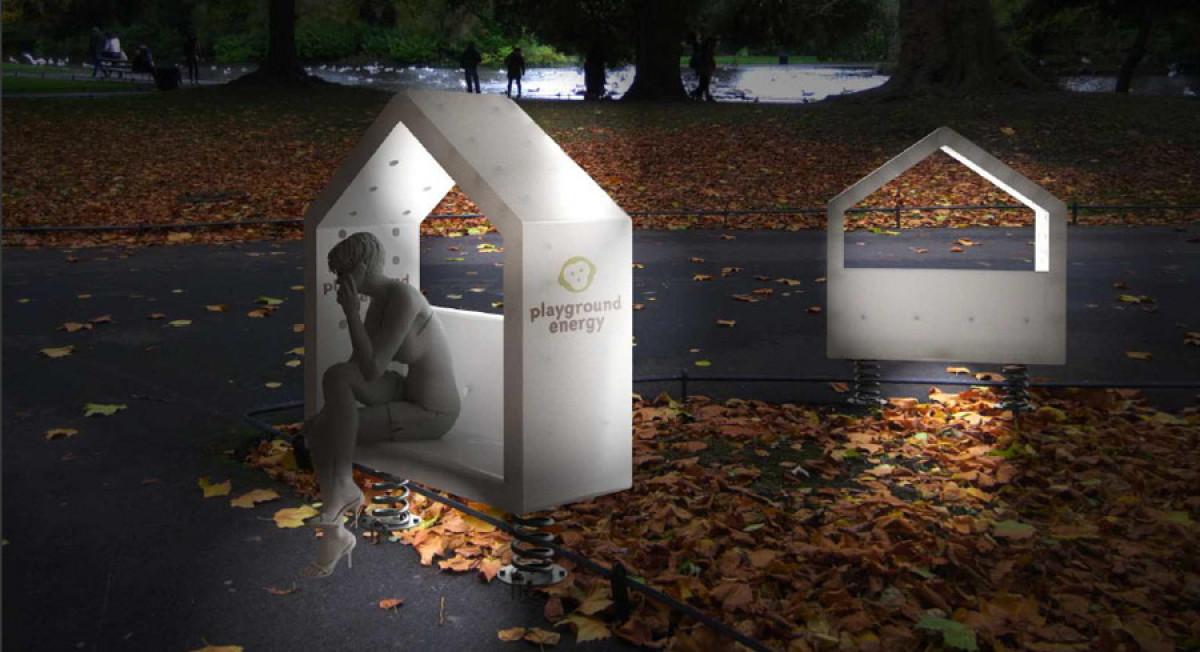 Изцяло екологична и рециклируема българска пейка