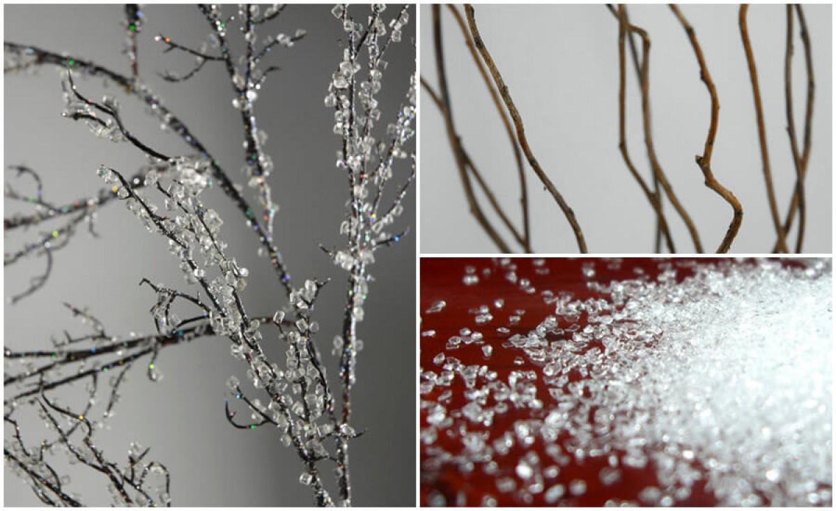 Поканете зимата у дома с тези "заскрежени" клонки