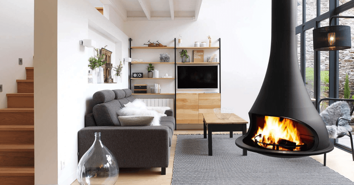 Камина ще преобрази дневната ви