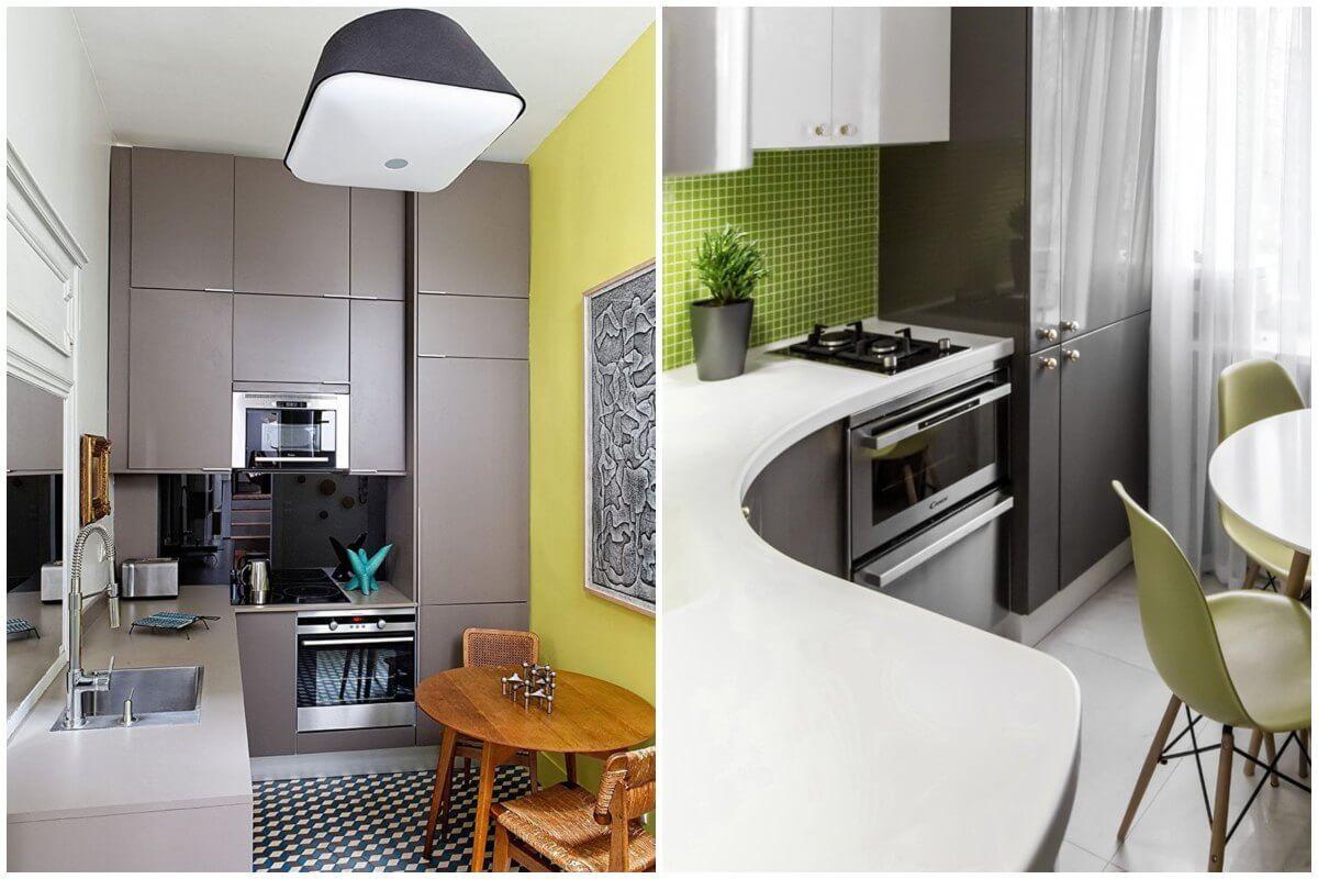 Разчупете тъмните кухненски шкафове със светли допълващи елементи