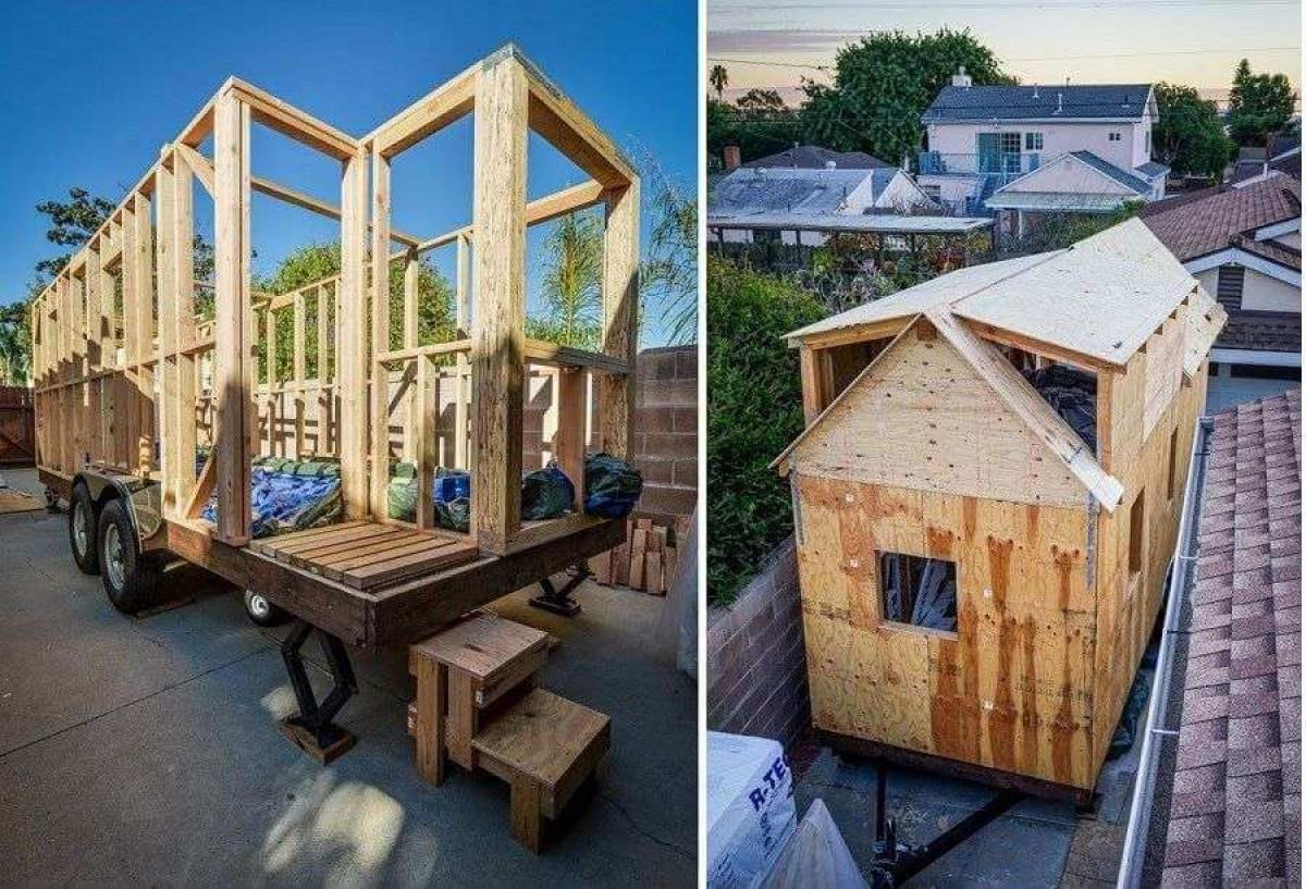 Къща, построена след хиляда часа труд