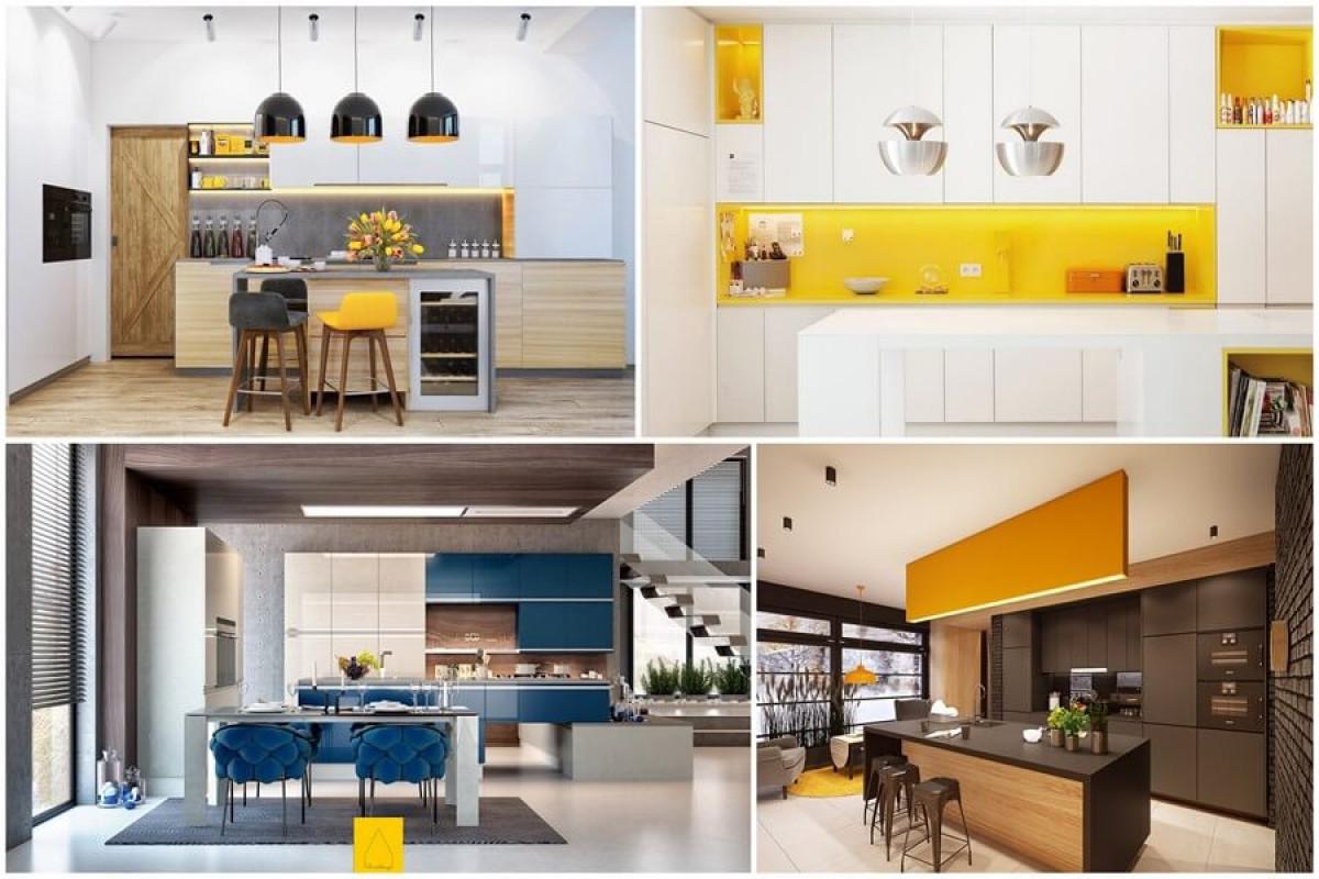 Игра с цветовете в кухнята