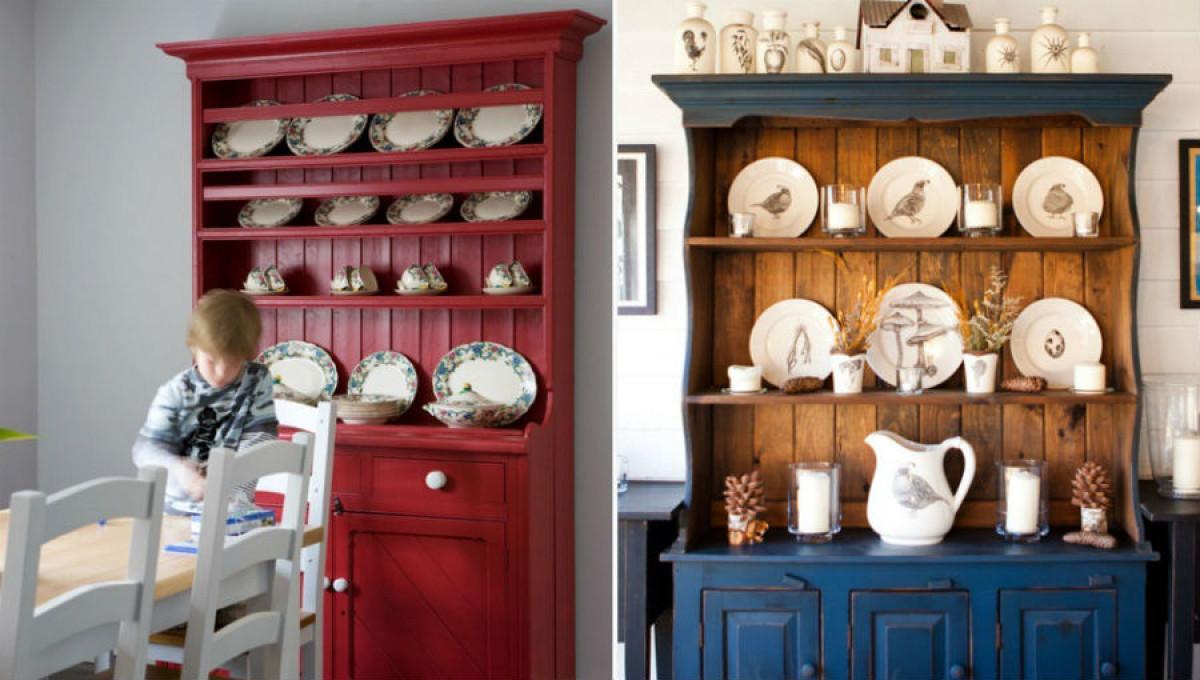 Старият кухненски шкаф, побиращ всякакви съкровища