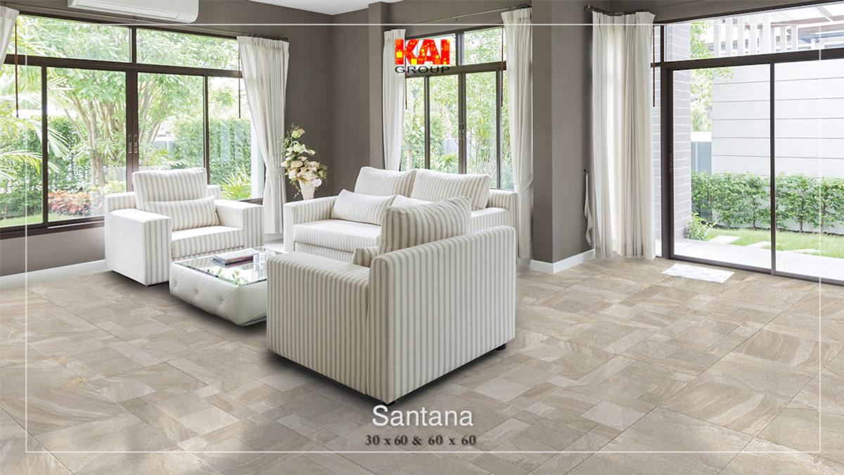 Santana - естественост и красота в настилката от гранитогрес