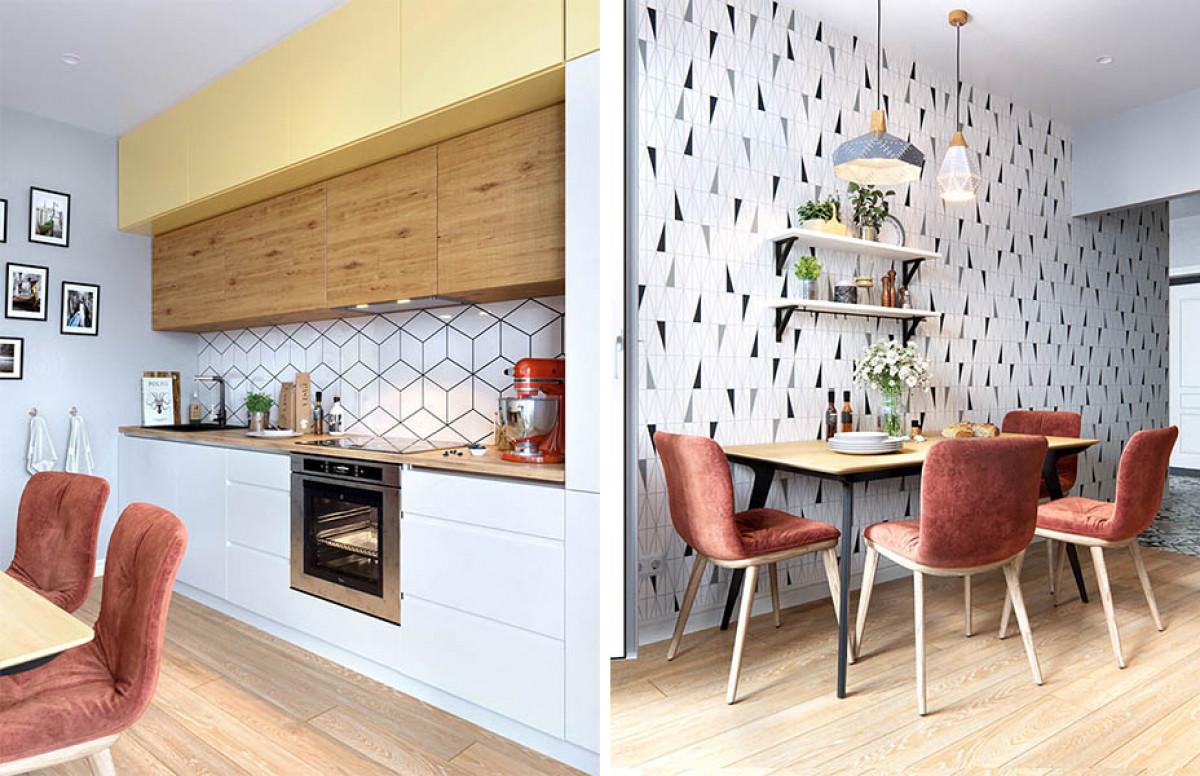 Геометричните форми като акцент в кухнята