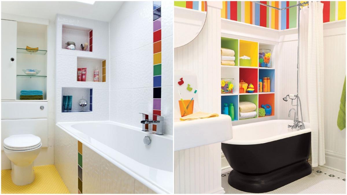 Позволете на дъгата да изгрее в банята