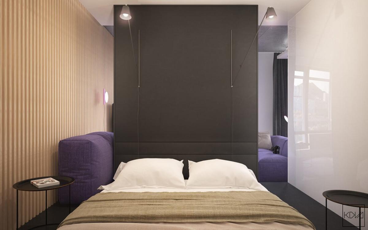 Спалнята е малка, но удобна