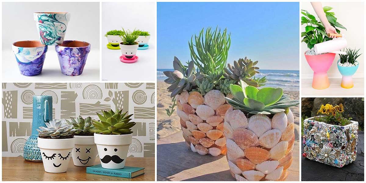 Оригинални декорации за саксии