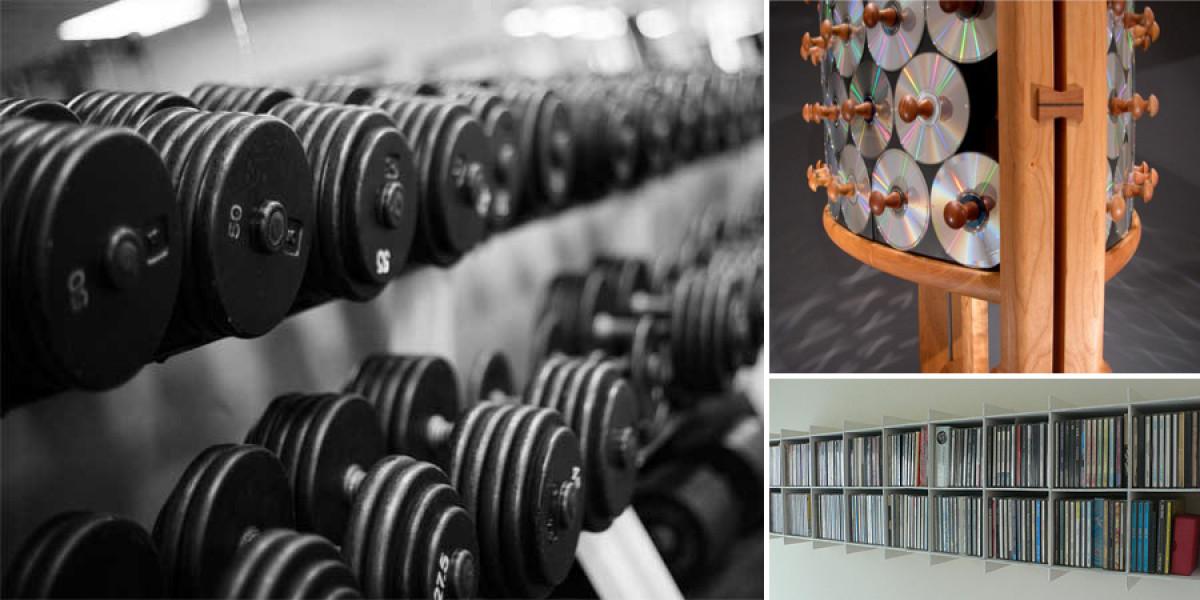 Как да съхраняваме тежестите у дома