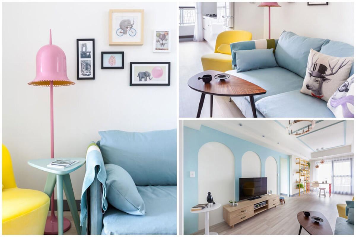 Дневната е кокетна и изпълнена с много светлина