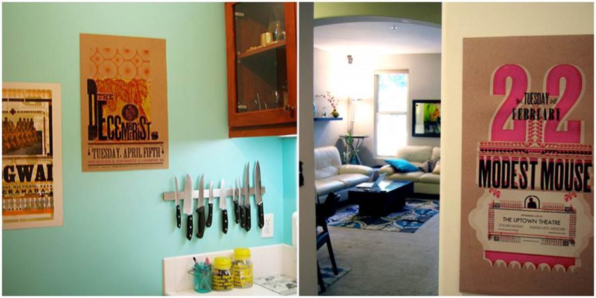 Персонализирани цветни постери