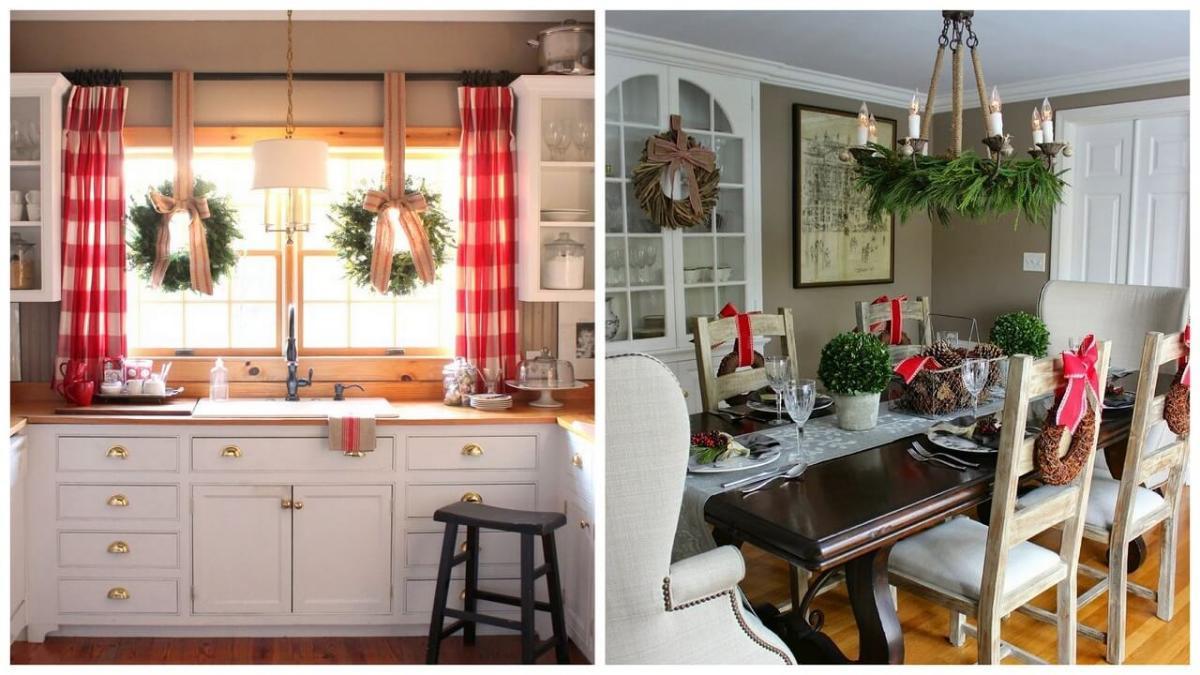 Коледният венец – красива декорация за всяка част от кухнята