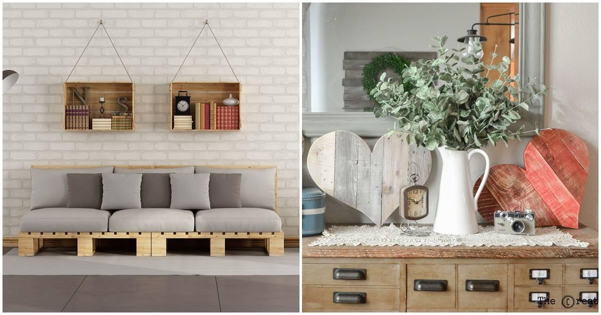 Палети в дневната - няколко практични и красиви идеи