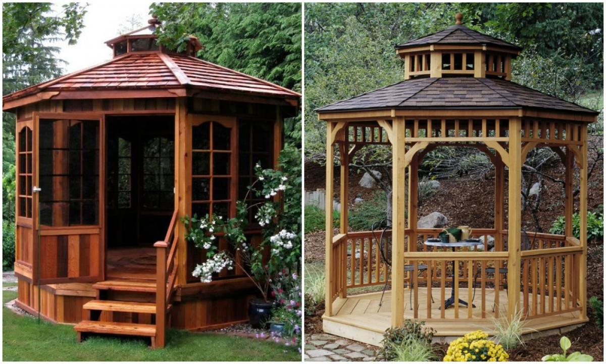 Дървена беседка