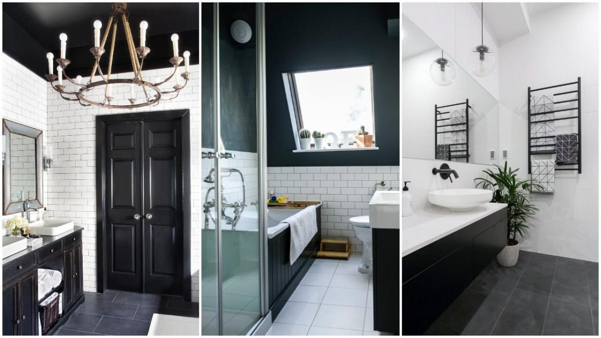 Баня с бели стени