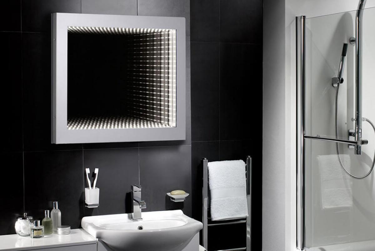 Впечатляващи 3D огледала за баня